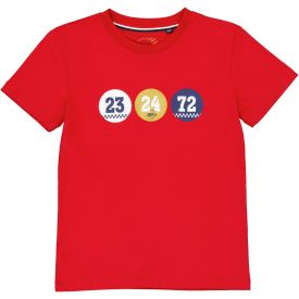 T-shirt 24H DU MANS Century Numbers Rouge pour enfant