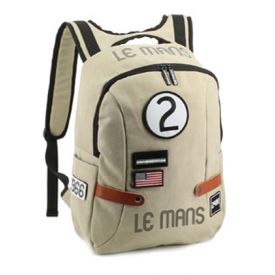 24H DU MANS Classic backpack  - beige