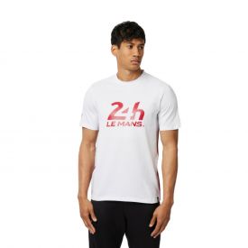24H DU MANS men's heritage T-shirt - white