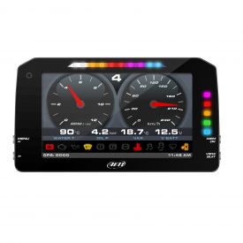AIM MXP digital dashboard with GPS module