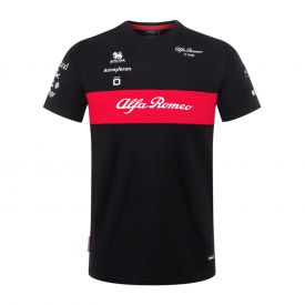 T-shirt ALFA ROMEO Team F1 Noir pour homme