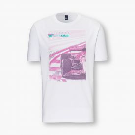 T-shirt ALPHA TAURI GP Miami Blanc pour homme