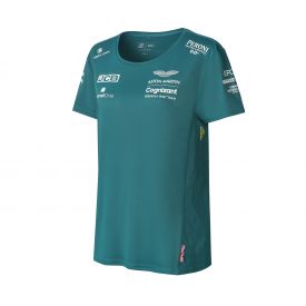 T-shirt ASTON MARTIN F1 Team vert pour femme