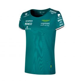 T-shirt ASTON MARTIN Team F1 Vert pour femme