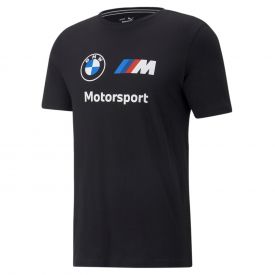 BMW MOTORSPORT Men's MMS ESS Logo T-Shirt - black