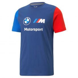 BMW MOTORSPORT Puma Essential Logo Men's T-shirt - blue