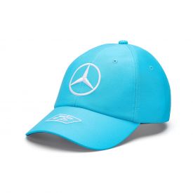 Casquette MERCEDES AMG George Russell bleue