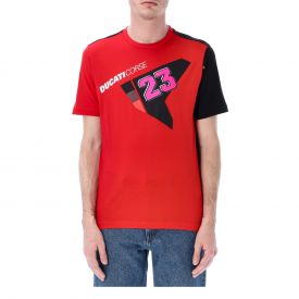 T-shirt DUCATI Corse Enea Bastianini Rouge pour homme