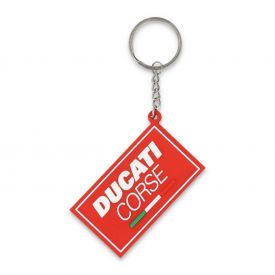 DUCATI Corse Keyring - red