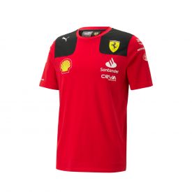 T-shirt FERRARI F1 Puma Carlos Sainz rouge pour homme