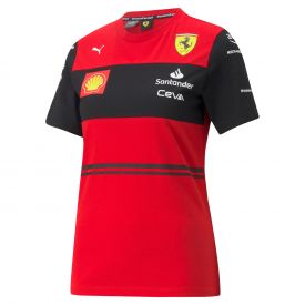 T-shirt FERRARI F1 Team rouge pour femme