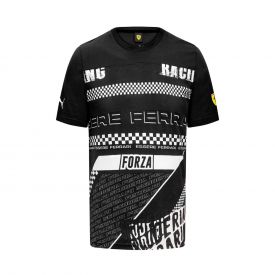 T-shirt FERRARI Puma Graphique Noir pour homme
