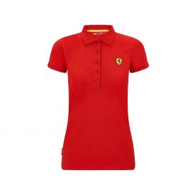 FERRARI Women's Classic Polo Shirt - red