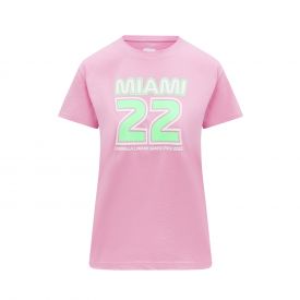 T-shirt FORMULA 1 Miami rose pour femme