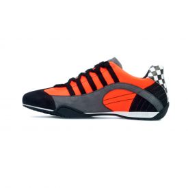 GULF electric leather men's sneaker - orange