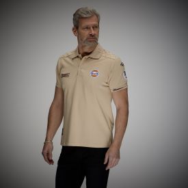 Polo GULF Michael Delaney beige pour homme 