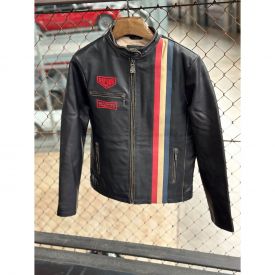 GULF Replica Vintage Leather Women's Jacket - brown
