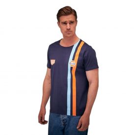 GULF Stripe Men's T-shirt - blue 