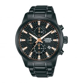 LORUS Racing Titanium Carbon Watch - Black