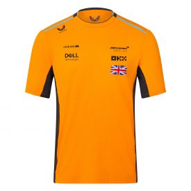 T-shirt MCLAREN Castore Team Replica Orange pour homme