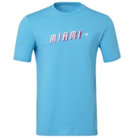MCLAREN MIAMI NEON LOGO Men's T-Shirt - Blue