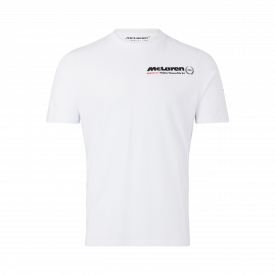 T-shirt MCLAREN GP de Monaco Triple Couronne Blanc pour homme