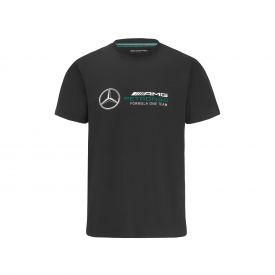 Men's T-shirt with MERCEDES AMG logo - black