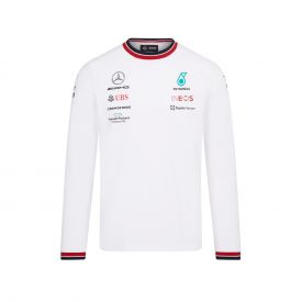 T-shirt manches longues pour homme MERCEDES AMG Driver 2022 blanc