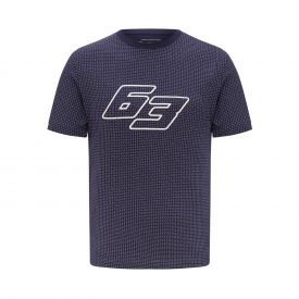 T-shirt MERCEDES AMG GR63 Russell GP Japon bleu pour homme 