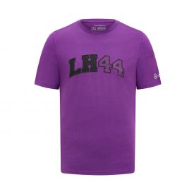 T-shirt MERCEDES AMG Lewis Hamilton violet pour homme