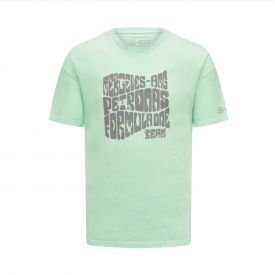 T-shirt MERCEDES AMG Retro Vert pour homme