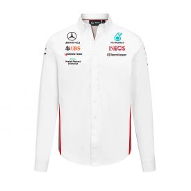Chemise MERCEDES AMG Team Replica Blanche pour homme