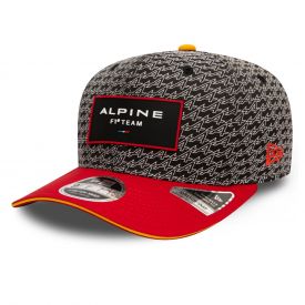 Official New Era Renault Alpine F1 Spain GP Scarlet 9FIFTY Stretch Snap Cap
