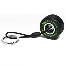 PIRELLI Tyre keyring - green