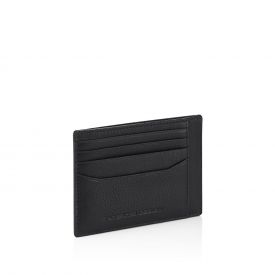 PORSCHE DESIGN Leather Sonata Card Case - Black