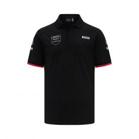 PORSCHE Team Formula E Men's Polo - black