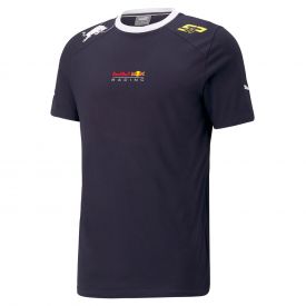 T-Shirt RED BULL Perez Racing Fanwear Logo bleu pour homme