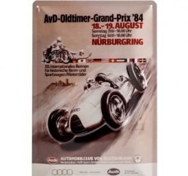 Plaque décoration RETRO BRANDS Audi Grand Prix