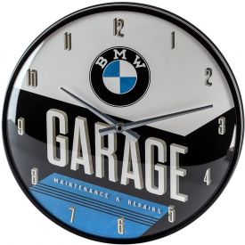 RETRO BRANDS BMW Garage Wall Clock