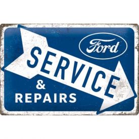 Plaque décoration RETRO BRANDS Ford Service