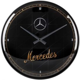 RETRO BRANDS Mercedes Logo Wall Clock