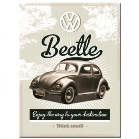RETRO BRANDS Volkswagen Beetle Decoration plate