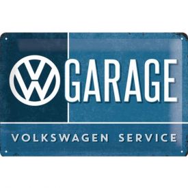 Plaque décoration RETRO BRANDS Volkswagen Garage