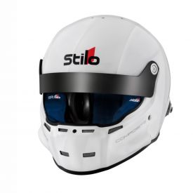 Casque FIA Intégral STILO ST5F Composite Blanc intérieur Bleu SNELL SA2020