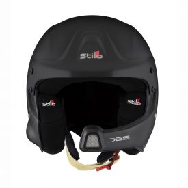 STILO WRC DES Rally Composite open face FIA black mat helmet, SNELL SA2015