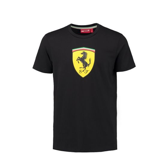 FERRARI Classic men's t-shirt - black size XXL | Official FIA Webstore
