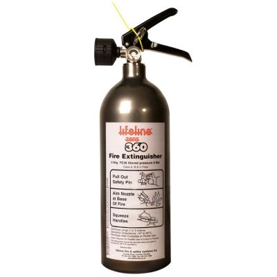 LIFELINE ZERO 360 hand held 2 kg gas Novec fire extinguisher system, FIA Approved