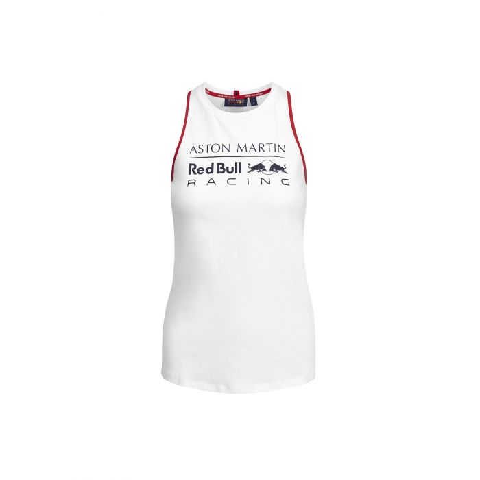 Red Bull Logo Women S Singlet White By Red Bull At Official Fia Webstore Official Fia Webstore