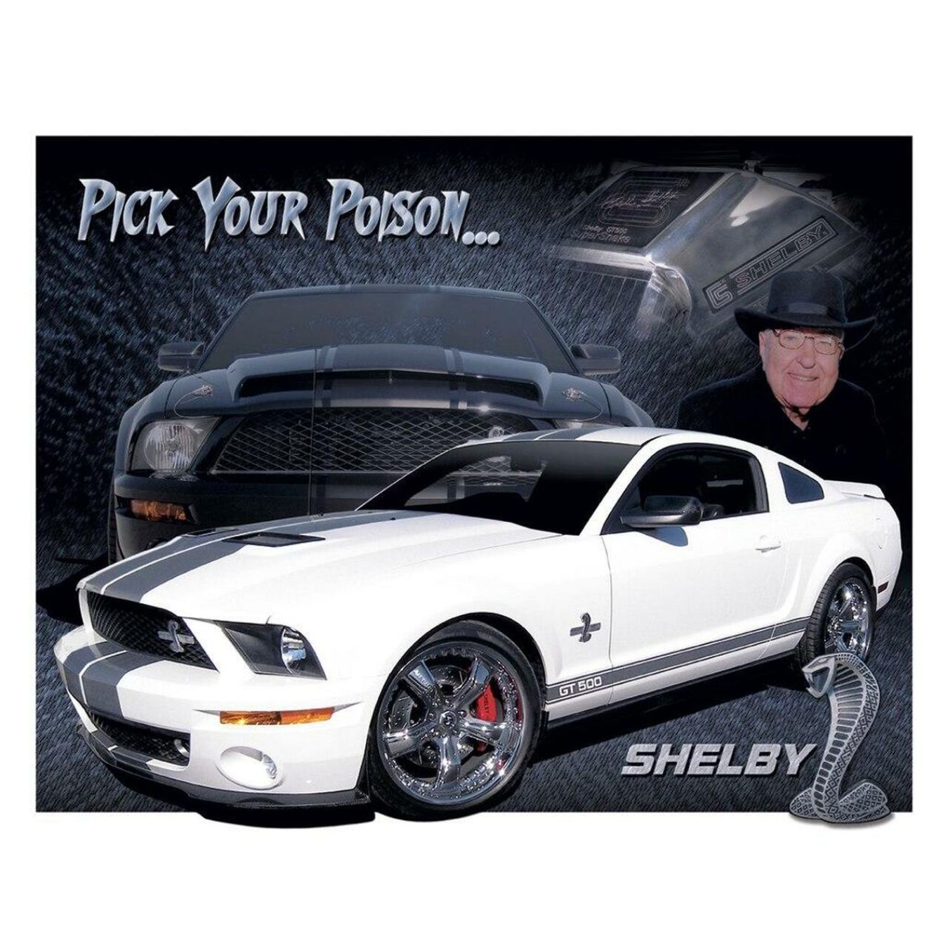 Logo FIA Plaque décoration RETRO BRANDS Shelby
