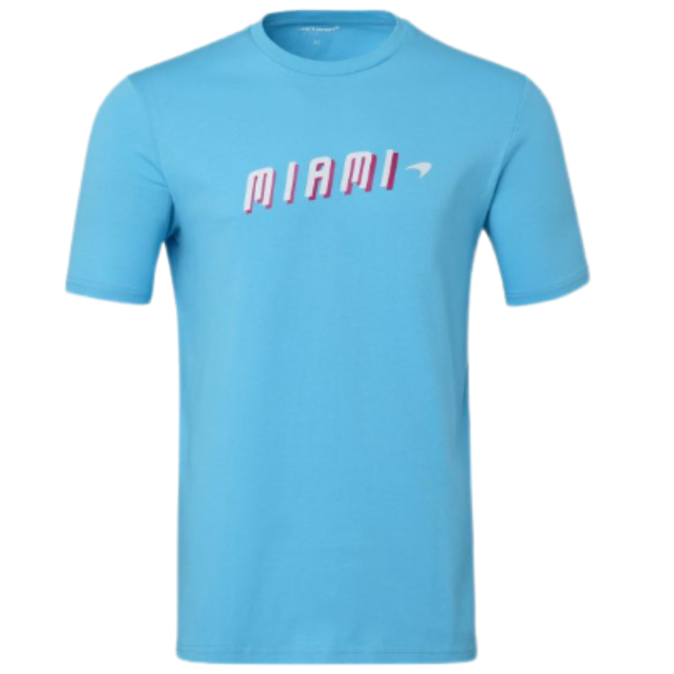 Logo FIA MCLAREN MIAMI NEON LOGO Men's T-Shirt - Blue